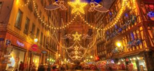 Strasbourg Christmas-Markets light with stars