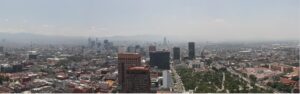 Mexico city Top view